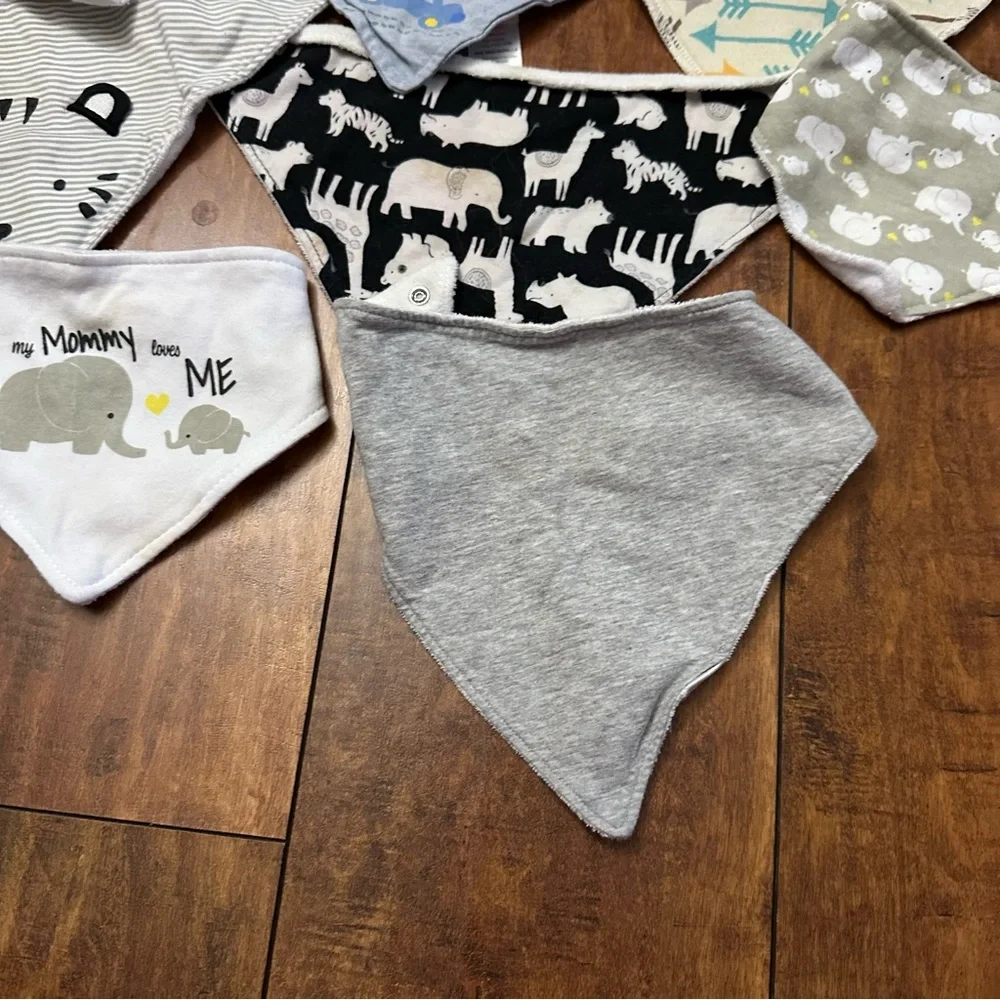 Assorted Baby Bandana handkerchief Bibs Set